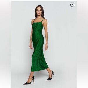 Green Sparkly Breslin Dress